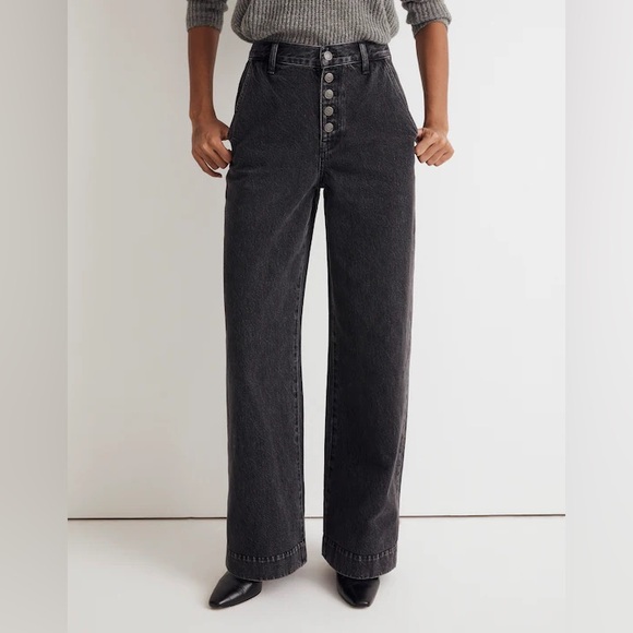 Madewell Superwide-Leg Jeans Selwick Wash Rigid - Picture 6 of 7